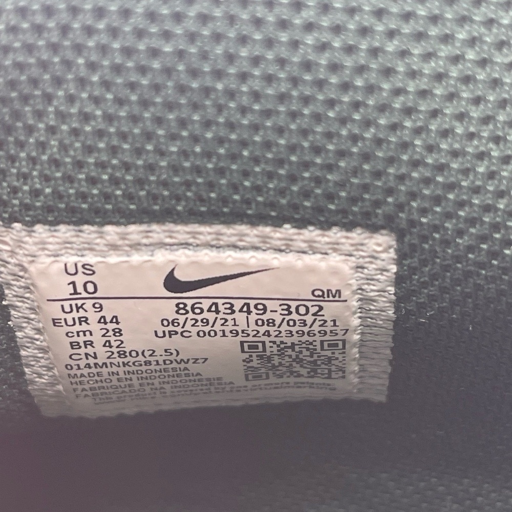 Nike SB Blazer Mid 864349-302‎ Men's Size 10 Shoes 'Noble Blazer' Suede Sneakers - Picture 10 of 10